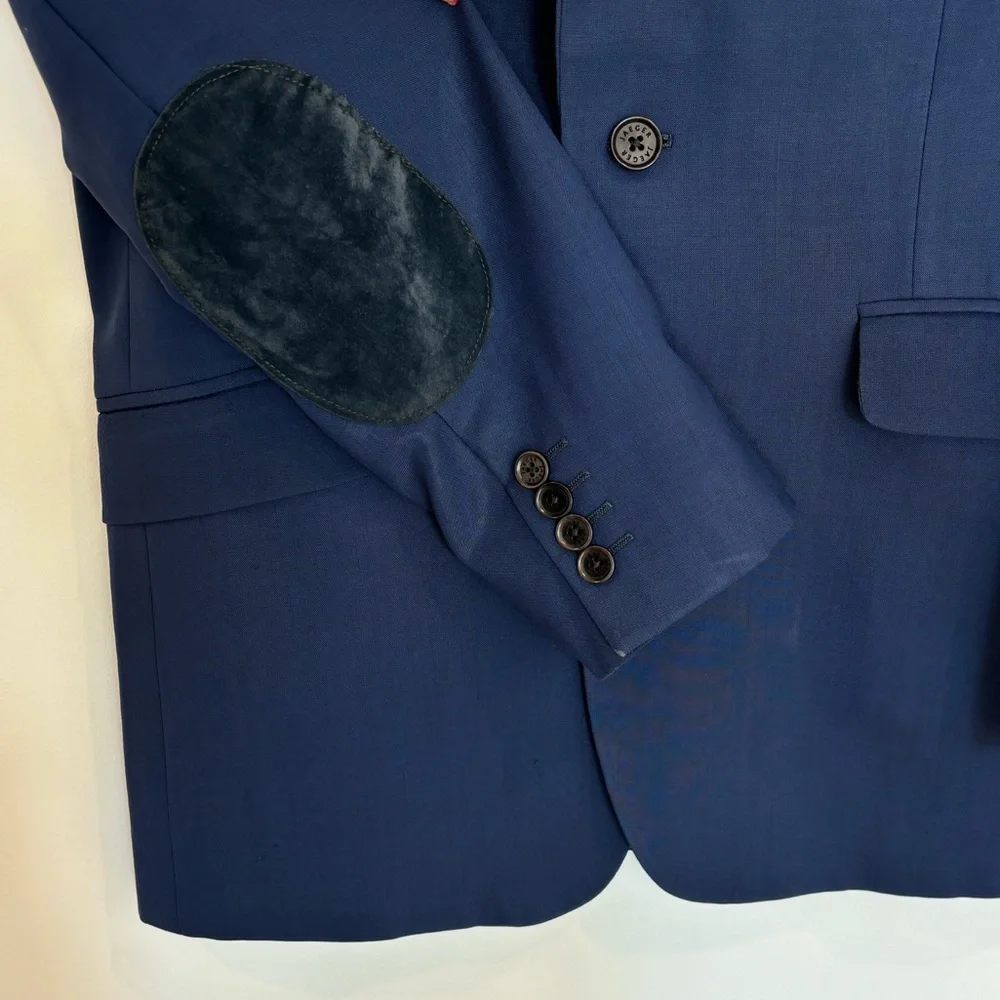 Jaeger “Mayfair” Men's Dark Blue Navy Blazer